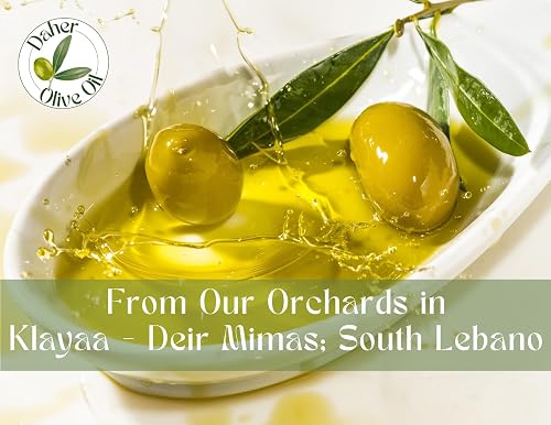 Fresh olives and golden olive oil from Klayaa, South Lebanon